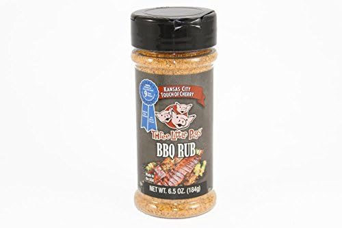 Kansas City Three Little Pigs BBQ Rub Variety Bundle - 2 Items (Kansas City Championship Three Little Pigs BBQ Rub and Kansas City Touch of Cherry Three Little Pigs BBQ Rub)