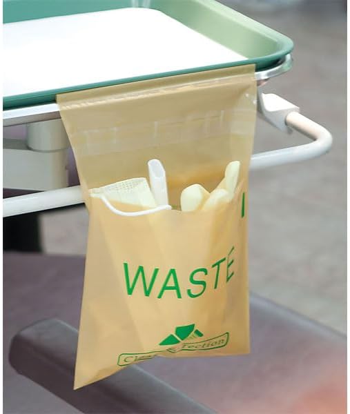 PS880 Stick-On Utility Waste Bags 9 X 10 Beige 200/Pk