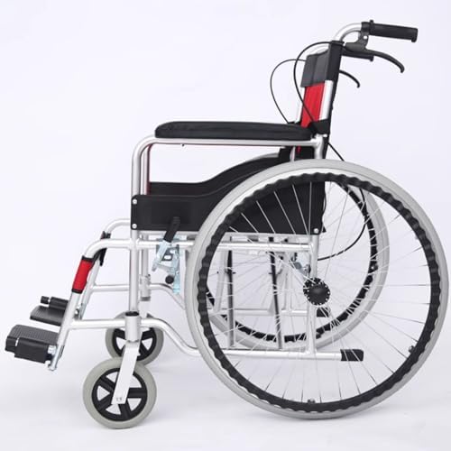 24 Inch Manual Wheelchair Rear Wheel Electroplating Integrated Wheel Accessories Safe and Durable