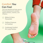 ZenToes Metatarsal Pads Women, Ball of Foot Cushions, Heel Inserts for Women, Shoe Inserts for Morton's Neuroma and Sesamoiditis Support, Metatarsalgia Foot Pads, 2 Pairs