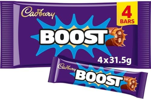Cadbury Milk Chocolate Bar Boost Multipack 4 x 34g