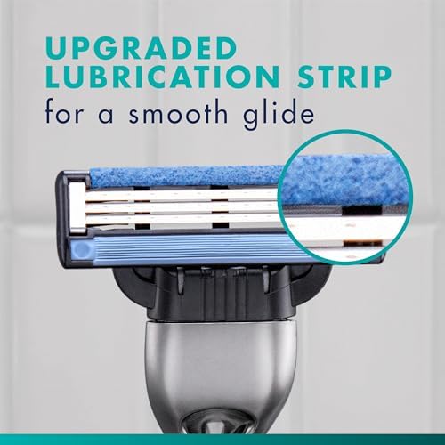 Gillette Mach3 Razor for Men, 1 Razor Handle + 2 Blade Refills