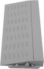 Threshold Ramp for Doorways - Grey Plastic Step Ramp for Sweeping and Wheelchairs, Solves Curb and Step Obstacles, Easy Installation for Home and Office Use