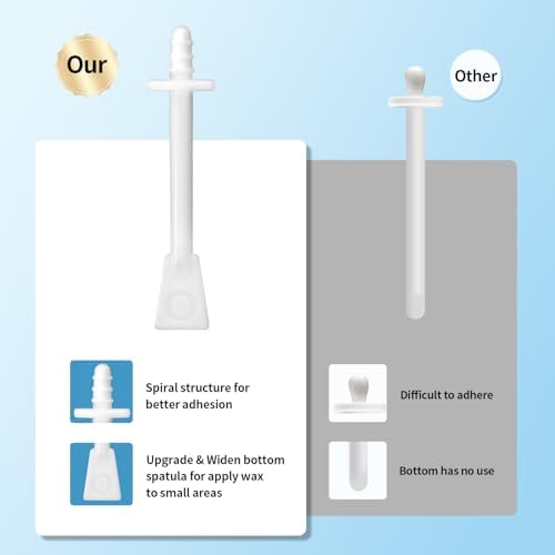 Nose Wax Sticks - 50PCS Upgraded Nose Hair Wax Kit for Nasal Ear Hair Removal, Nose Waxing Sticks for Men And Women, Painless and Simple