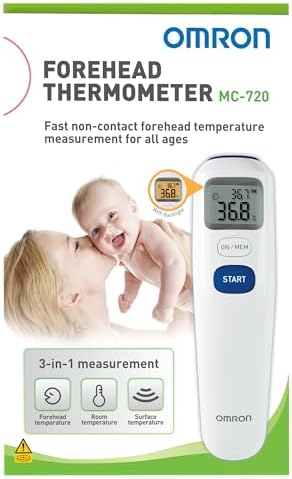 Omron Mc-720 Non-Contact Forehead Thermometer