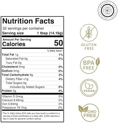 Pride of India- White Bolivian Quinoa Flour 1 lbs (454 gm) Nutty Earthy Taste Freshly Milled in Small Batches | Used for Baking Pizza Crust Thickening Agent Coating | Vegan, Gluten-Free