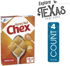 Chex 4-Pack of Honey Nut Gluten Free Breakfast Cereal, 12oz Box + 1 Freebie by Lavinia Essentials