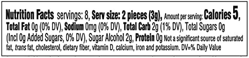 Dentyne Ice Arctic Chill Sugar Free Gum, 9 Packs of 16 Pieces (144 Total Pieces)