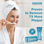 Premium Advanced Oral Care Plaque & Stain Removal Toothpaste - Plant Fiber Technology Removes 7X More Plaque Than Leading Brands, Whitens and Protects Enamel, 5.2 oz