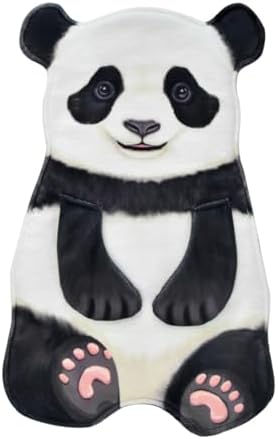 Panda Funny Hand Towels for Bathroom Kitchen Decor Animal Towel Decorative Hanging Washcloths Face Towels Super Absorbent Soft Housewarming Funny Gifts Dog Lovers for Women (Panda)