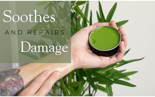 SSF Organics- Comfrey Salve Natural Multi Purpose Comfrey Heal Balm for: Joint and Knee Support | Muscle Recovery | Bone Healing | Skin Conditions | Great for Runners | (4 Ounce)