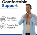 Abdominal Binder Post Surgery Tummy Tuck | Postpartum Belly Band Wrap | Post C Section Belly Binder | Stomach Compression Hernia Belt For Men or Women After Pregnancy Hysterectomy (L/XL)