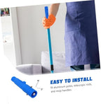 Alipis 1 Set Mop Extension Rod Tip Adapter for Telescopic Poles Threaded Handle Replacement for Mop Broom Cleaning Tools Comfortable Grip Design for Home Commercial Use