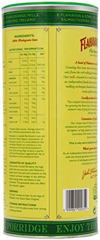 Flahavans Quick Oats Drum 500 g (Pack of 6)
