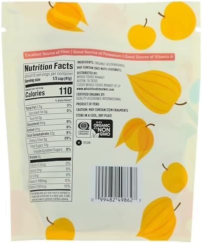 365 by Whole Foods Market, Organic Goldenberries, 8 Ounce