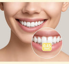 Angle Interdental Brushes (0.45mm - Size 1), Angled Dental Brush for Teeth Cleaning - Excellent Access Between Teeth - Yellow