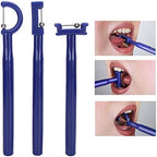 3PCS Tongue Tip Exercise Set, Speech Tools Oral Muscle Training Tool, Tongue Retaining Device for Oral Salivation, Drooling, and Dysphagia