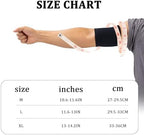 Diabetic Sensor Armband, Diabetes Sensor Cover Arm Band for Omnipod Dexcom Freestyle Libre Insulin Pod Monitoring Systems, Protects Pod During Sports (Black 1 Piece, L)