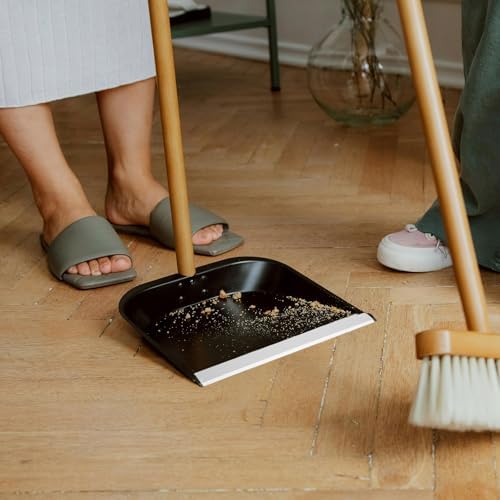 2PCS Dustpan Replacement Lips,Plastic Dustpan Edge Lips Dustpans Edge Bars for Home Office Restaurant Garbage Shovel Accessories