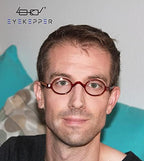 Eyekepper Oval Round Reading Glasses Women Men Small Vintage Reader Eyeglasses Mini with Spring Hinges
