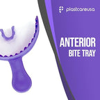 35 Anterior Disposable Dental Bite Registration Trays, Dental Impressions Trays for Teeth Molds, 1 Box of 35 Bite Trays