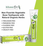 Herbodent® NEEM 7 in 1 Toothpaste- 6.53oz/185g Pack of 1 | Organic Herbs-Neem, Black Seed & Xylitol for Anti Cavity, Cardamom & Mint for Freshness, Baking Soda for great Cleaning-No Fluoride & Paraben