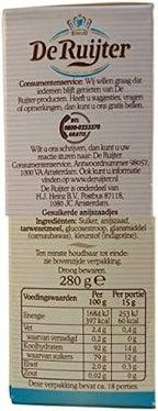 De Ruijter Anise Sprinkles (Muisjes), Blue & White, 280 Gr (9.9 Oz), 1 Box