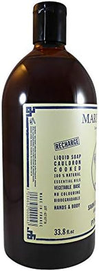 Marius Fabre Savon de Marseille Liquid Soap 1Litre - Natural Pine Fragrance (Refill Bottle) by Marius Fabre