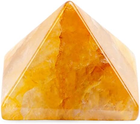 Crystal Pyramid 1.6" Healer Orgone Pyramid for Positive Energy Success Quartz Healing Chakra Stone - Reiki, Chakra, Anti-stress Handmade Spiritual Gift