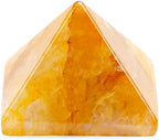 Crystal Pyramid 1.6" Healer Orgone Pyramid for Positive Energy Success Quartz Healing Chakra Stone - Reiki, Chakra, Anti-stress Handmade Spiritual Gift