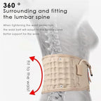 Decompression Back Belt Inflatable Waist Brace - Lumbar Support Belt for Men & Women Lower Back Pain Relief, Back Traction Device Fits Waist Size 29-49 Inches