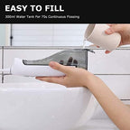 Cordless Dental Oral irrigator, Portable and Rechargeable IPX7 Waterproof Water Flosser for Home and Travel, Braces & Bridges Care, 3 Modes