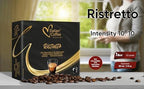 Italian Coffee for Espresso Lovers pods compatible with PRO Professional Nespresso* machines Zenius, Gemini And Momento Pre 2022 models (50 Count (Pack of 1), Ristretto PRO)