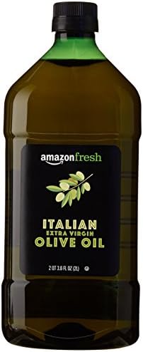 Amazon Fresh, Italian Extra Virgin Olive Oil, Cold Pressed, for Cooking, 2 Liter