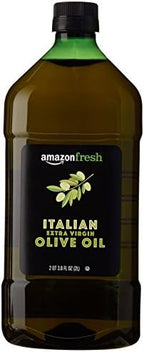 Amazon Fresh, Italian Extra Virgin Olive Oil, Cold Pressed, for Cooking, 2 Liter