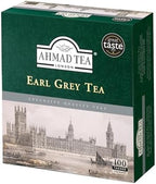 Ahmad Tea Earl Grey Tea, Tagged Teabags without envelopes, 100 Count