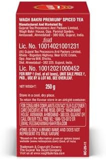 Wagh Bakri Masala Chai Spiced Tea - 250g Unique Blend of 7 Refreshing Spices