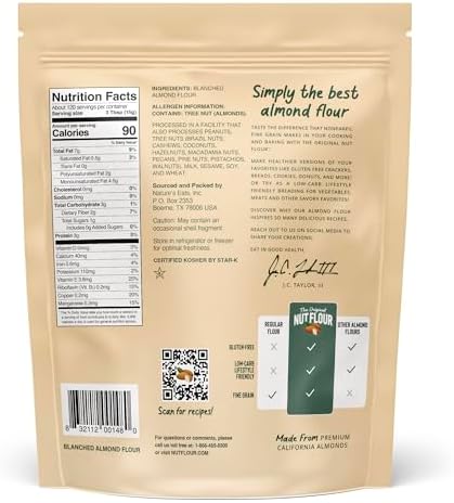 Nature's Eats Blanched Almond Flour, 64 Ounce