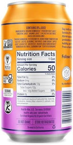 Health-Ade Passion Fruit-Tangerine Kombucha, Organic Drink, 12-Pack (11.5 Fl Oz Cans) – Fermented Tea with Probiotics, Non-GMO, Vegan, Gluten-Free