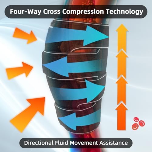 Plus Size Calf Compression Wrap For Severely Swollen Calves With Lymphedema, Big Calf Brace Increases Circulation & Reduces Muscle Swelling for Women and Men (Short, 3XL)