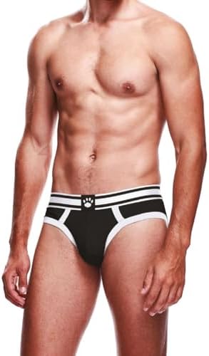 Prowler Black & White Brief, Super Comfy With Elasticated Waist Band