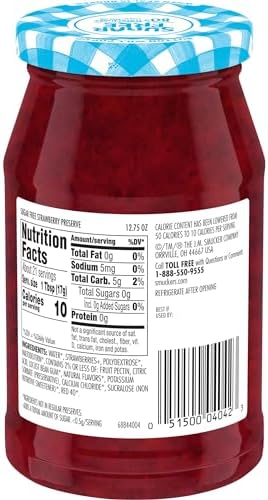 Smucker's Sugar Free Strawberry Preserves, 12.75 Ounces