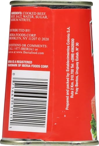 Iberia Corned Beef, 12 oz, Premium Quality Corned Beef With Natural Juices, Halal