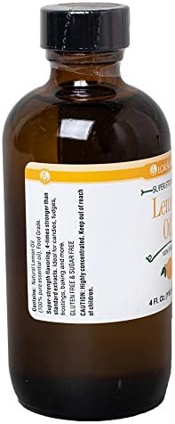 LorAnn Lemon Oil SS, Natural Flavor, 4 ounce bottle