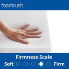 FoamRush 5" H x 26" W x 32" L Upholstery Foam High Density Firm Soft Support (Chair Cushion Square Foam for Dining Chairs, Wheelchair Seat Cushion Replacement)