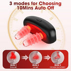 Red Light Nasal Therapy Device for Si-nus Relief, 650nm Portable Nose Care with 3 Modes & Auto-Off,Relieves Dryness, Cold & Aler-gy Con-gestion for Home and Travel