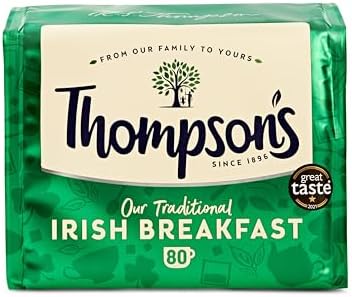 Punjana Tea Ltd Tea, Irish Breakfast, 80 Count (Pack of 4)
