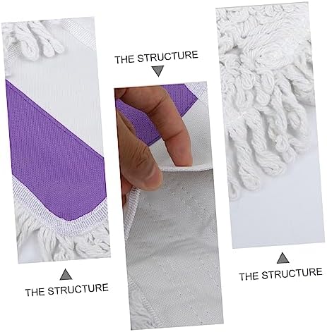 Reusable Cotton Mop Pads for Floor Cleaning Washable Mop Accessories for Home Cleaning Compatible with Most Mops Ideal for Wet and Dry Use Replacement Refills Included