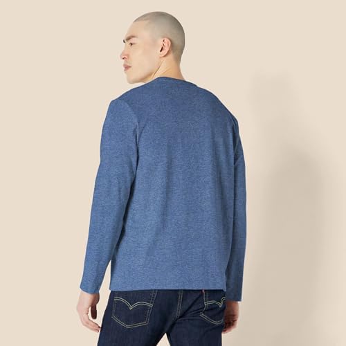 Amazon Essentials Men's Regular-Fit Crewneck Long-Sleeve T-Shirts