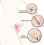 Pubic Hair Stencils for Women - Bikini Shaving Stencil Kit with 7 Reusable Shapes, Bikini Trimmer Templates for Intimate Grooming and Pubic Hair Styling